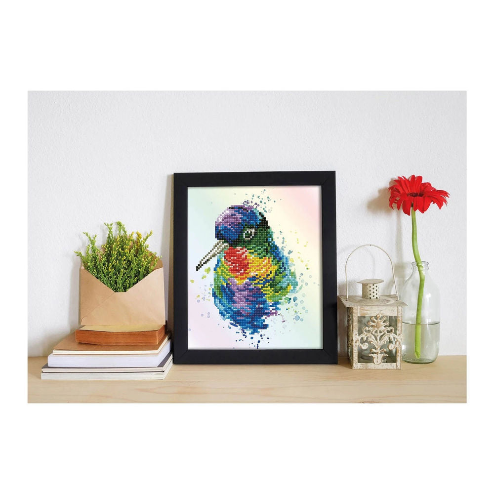 Diamond Painting Regenbogen Vogel
