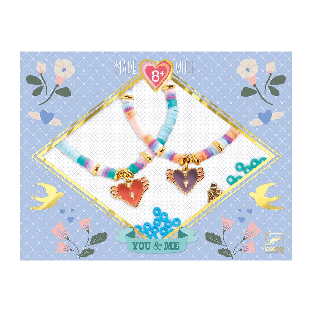 Djeco Heishi with hearts YOU & ME