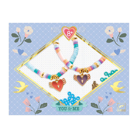 Djeco Heishi avec des coeurs TOI & MOI