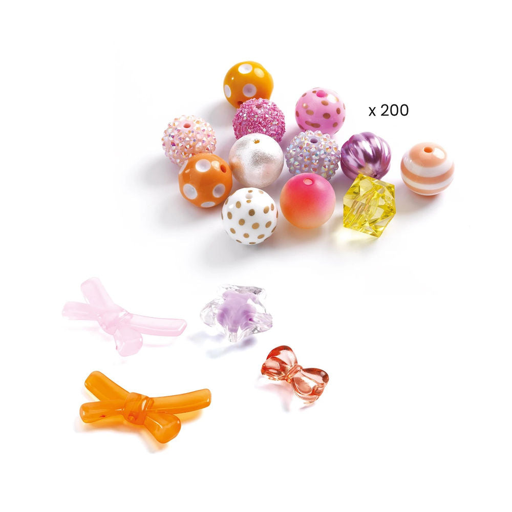 Djeco bubble beads gold