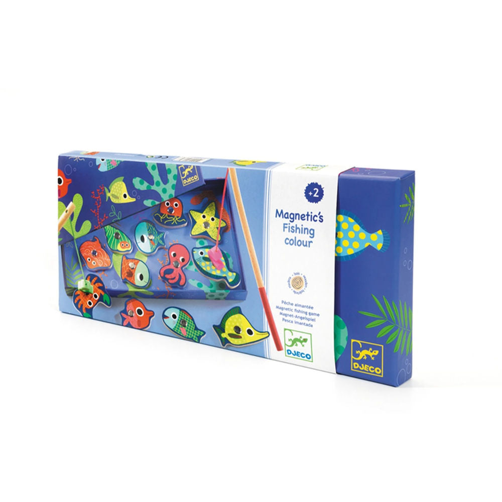 Djeco jeu magnétique Fishing Color