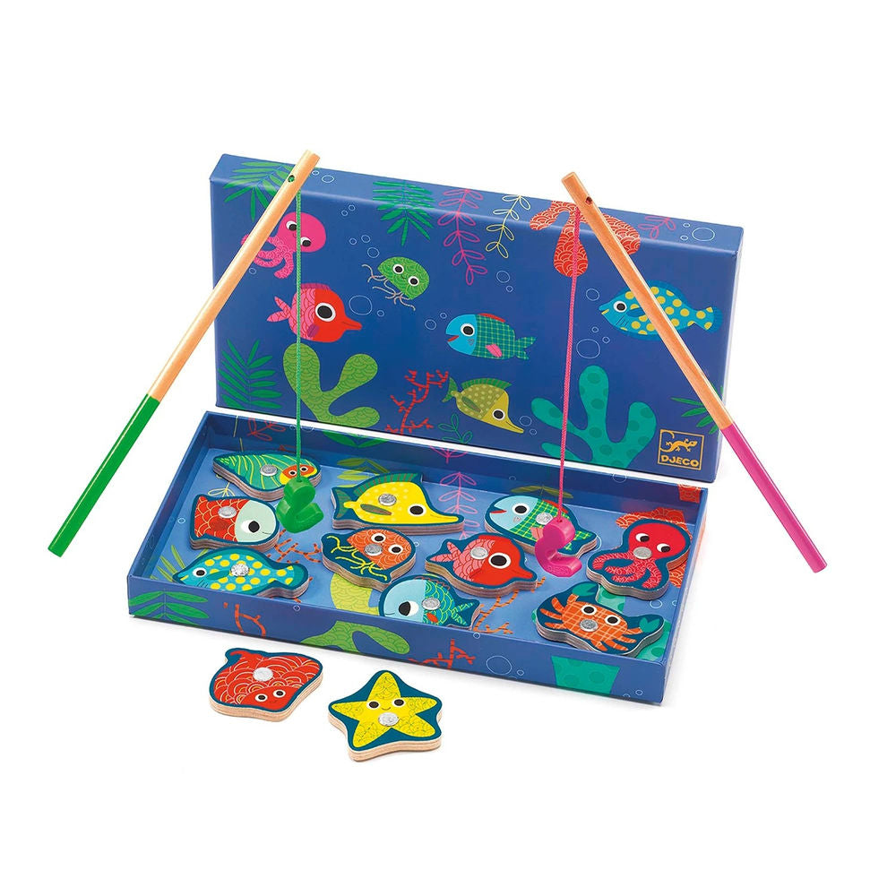 Djeco jeu magnétique Fishing Color