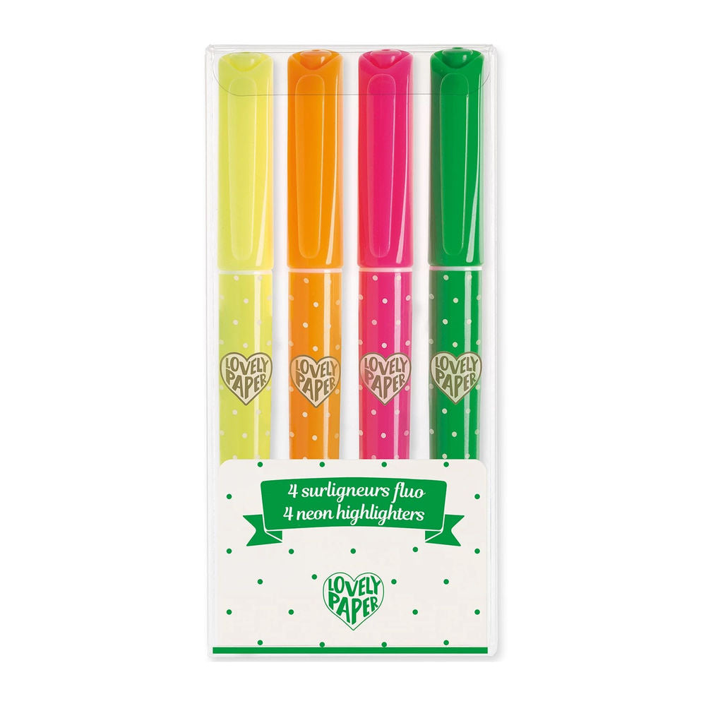 Djeco 4 neon highlighters