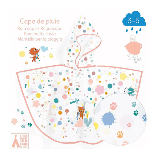 Djeco poncho de pluie chat (80x46cm)