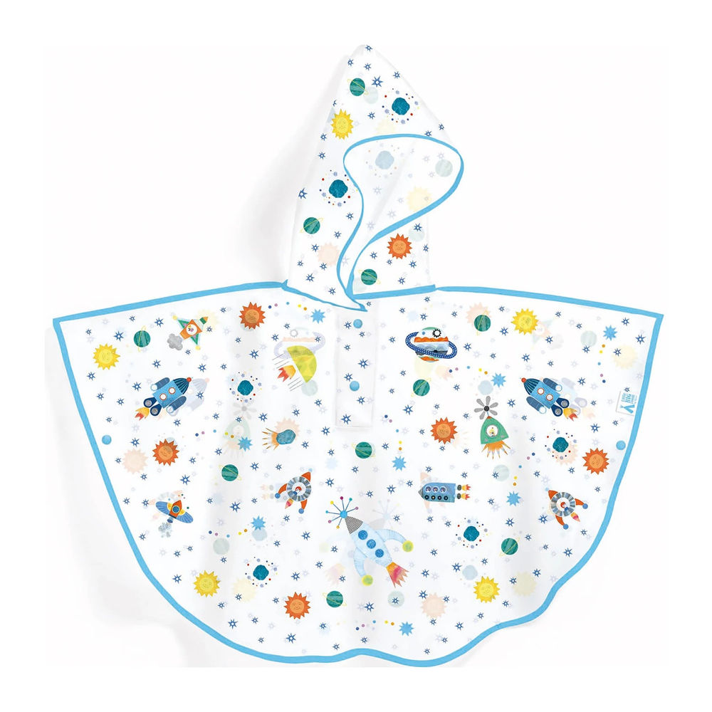 Djeco Poncho de Pluie Fusée (90x46 cm)