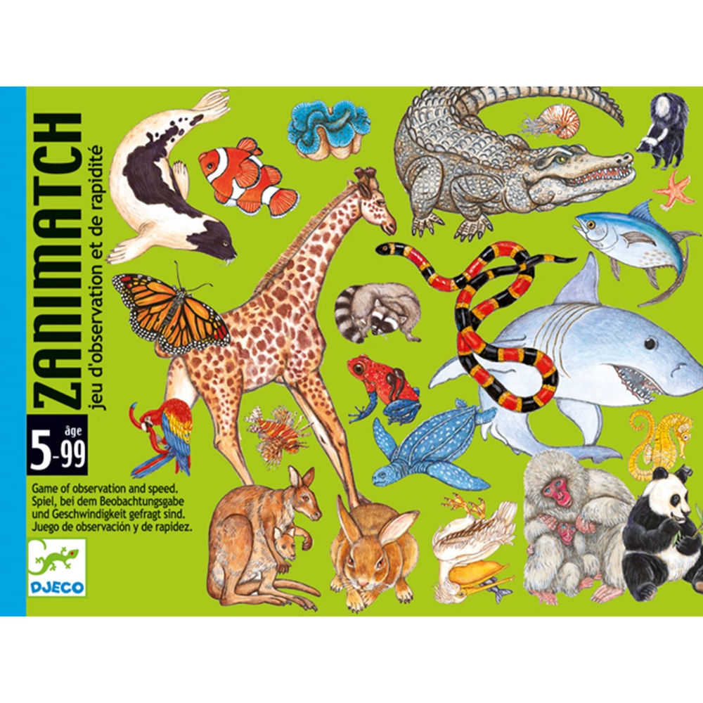 Djeco jeu de cartes Zanimatch
