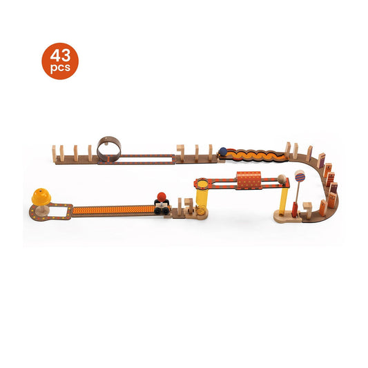 Djeco jeu de réaction en chaîne Zig & Go Junior, 43 pièces