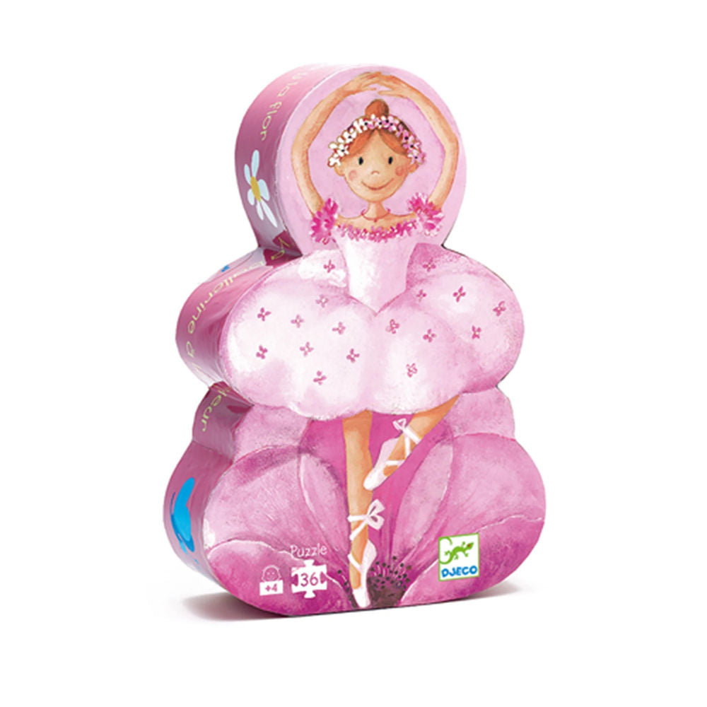 Djeco La ballerine à la fleur, 36 pièces