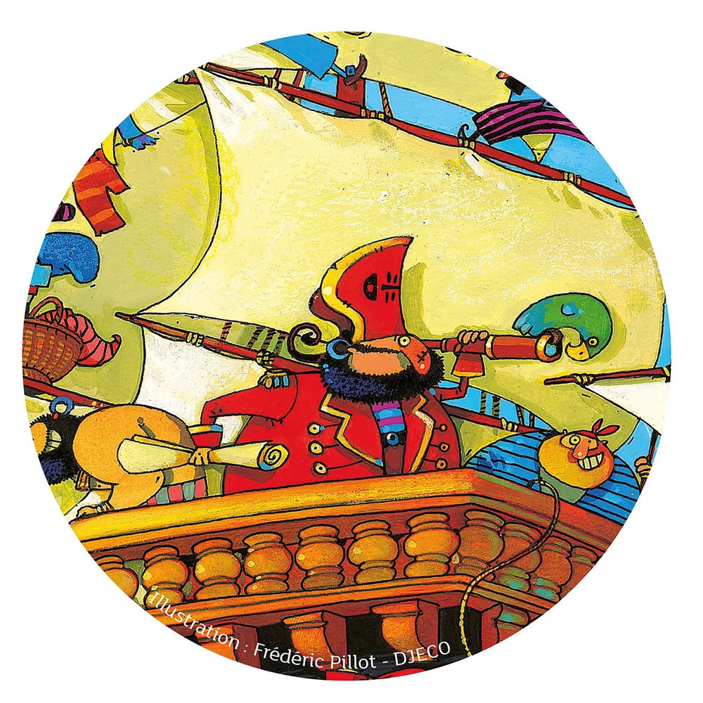 Le navire de Djeco Barbarossa, 54 pièces