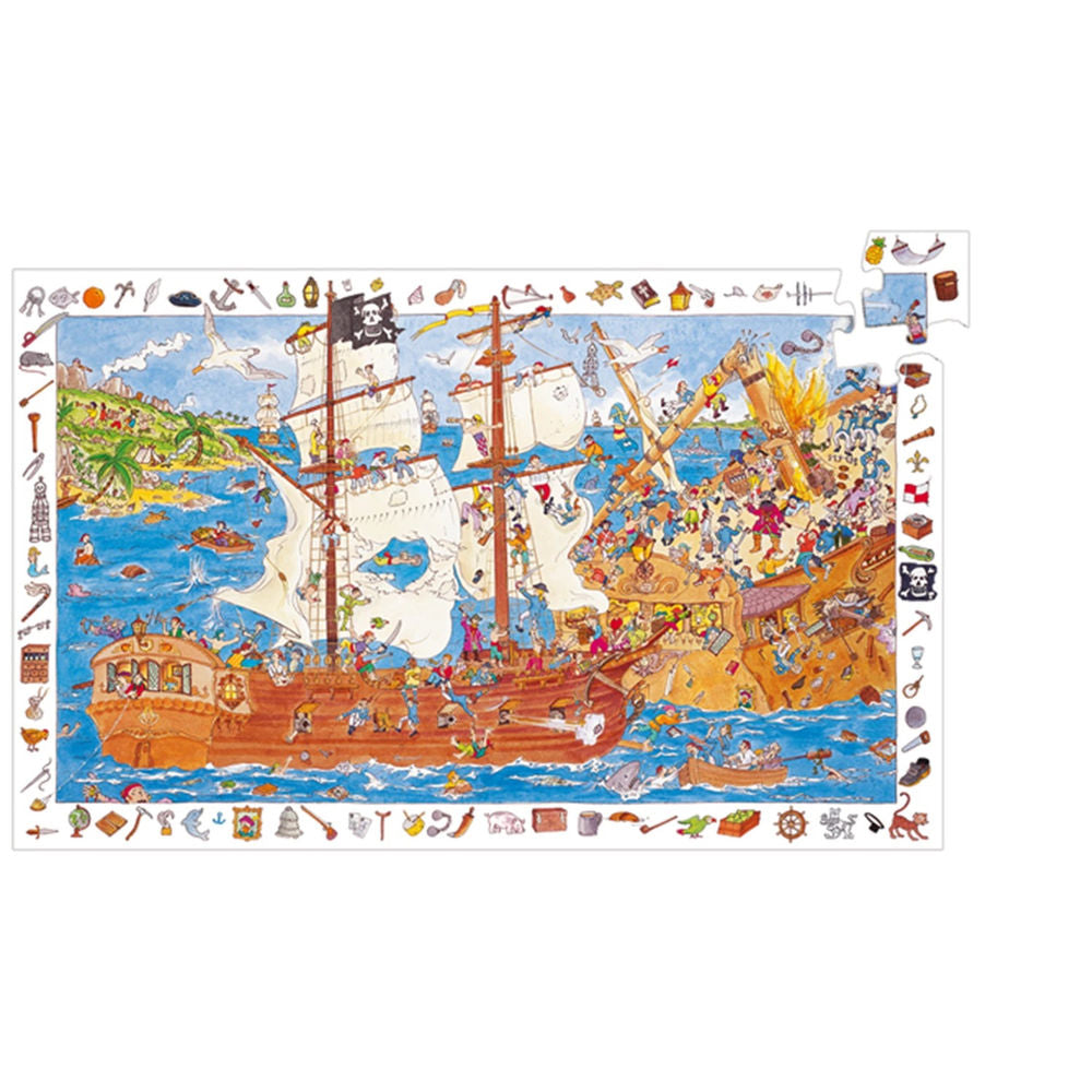 Djeco Les Pirates, 100 pièces