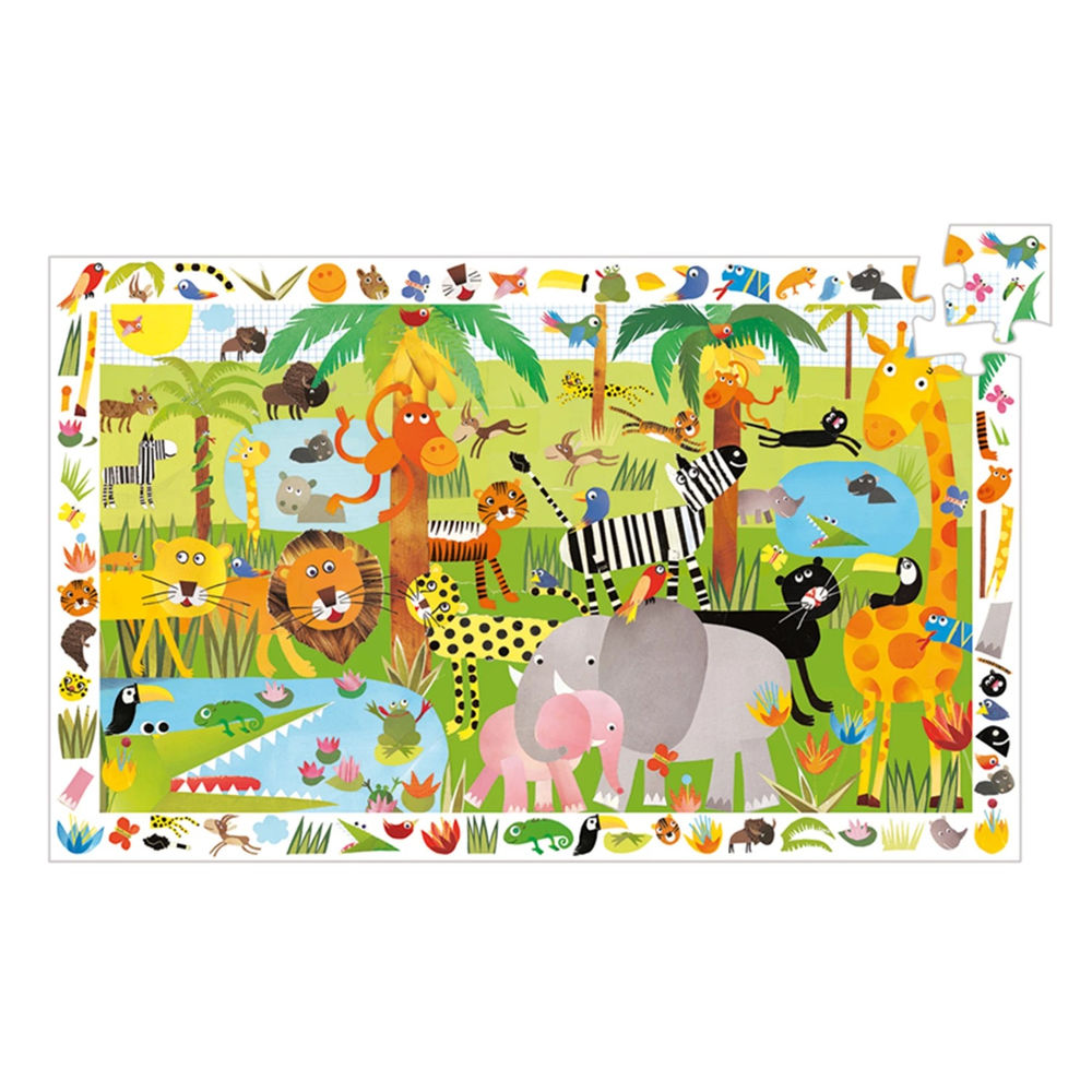Djeco In the Jungle, 35 pieces