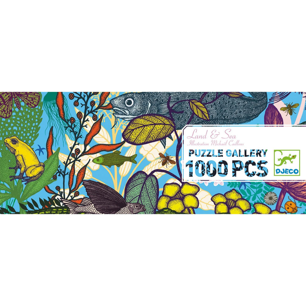 Djeco Puzzle Gallery Terre et Mer, 1000 pièces