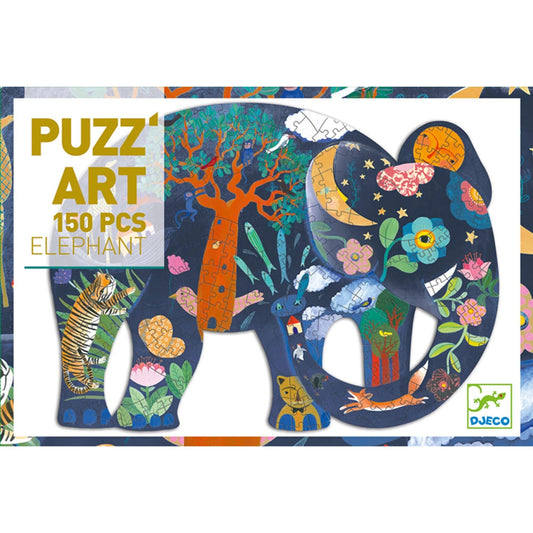 Djeco Puzz Art Éléphant, 150 pièces