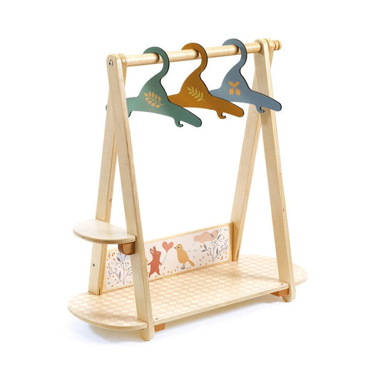 Djeco Pomea grand portant à vêtements incl. 3 cintres