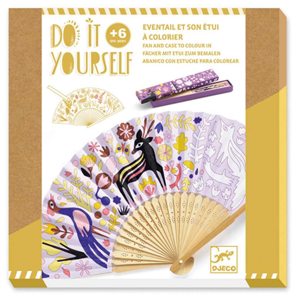 Djeco DIY - Fan & case to color
