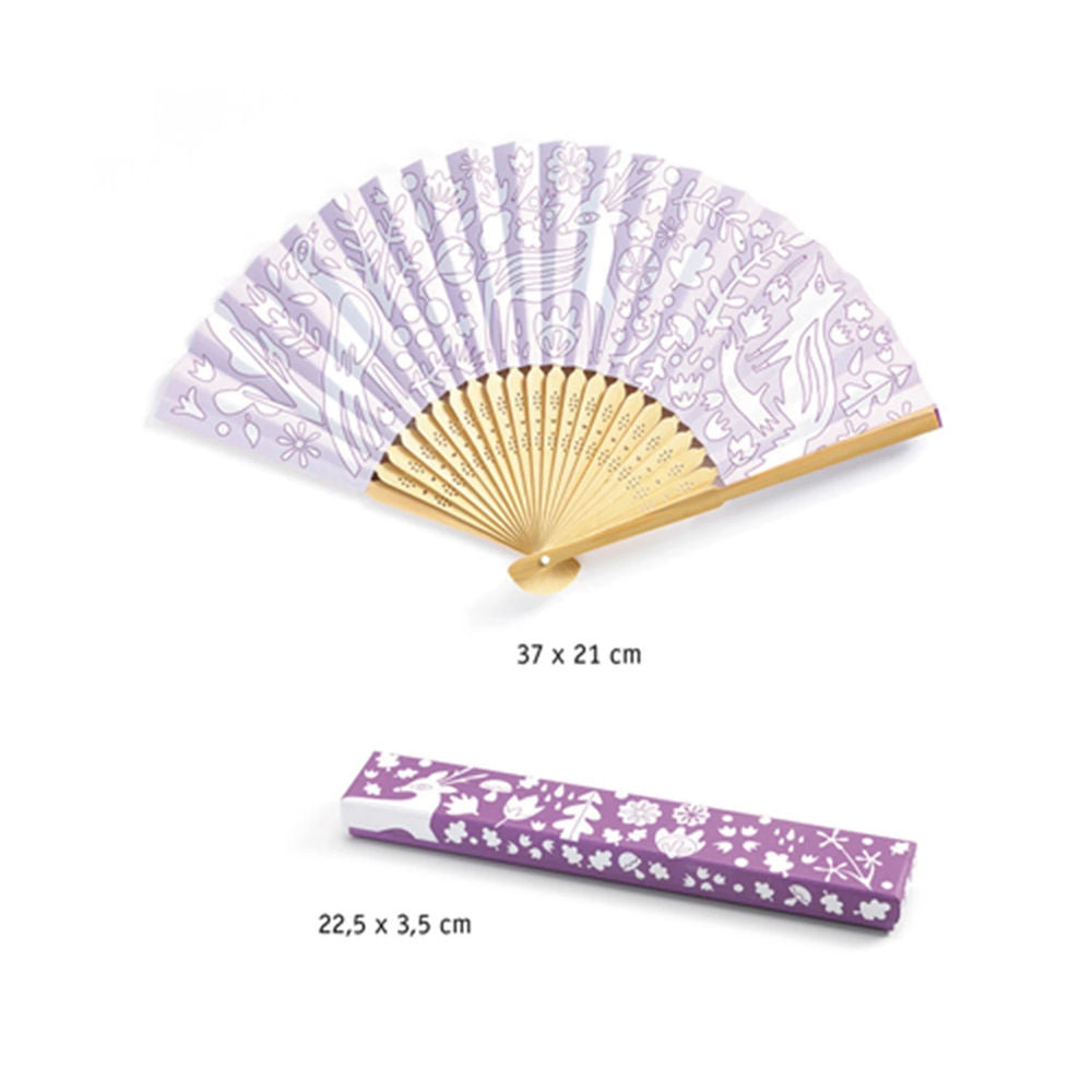 Djeco DIY - Fan & case to color