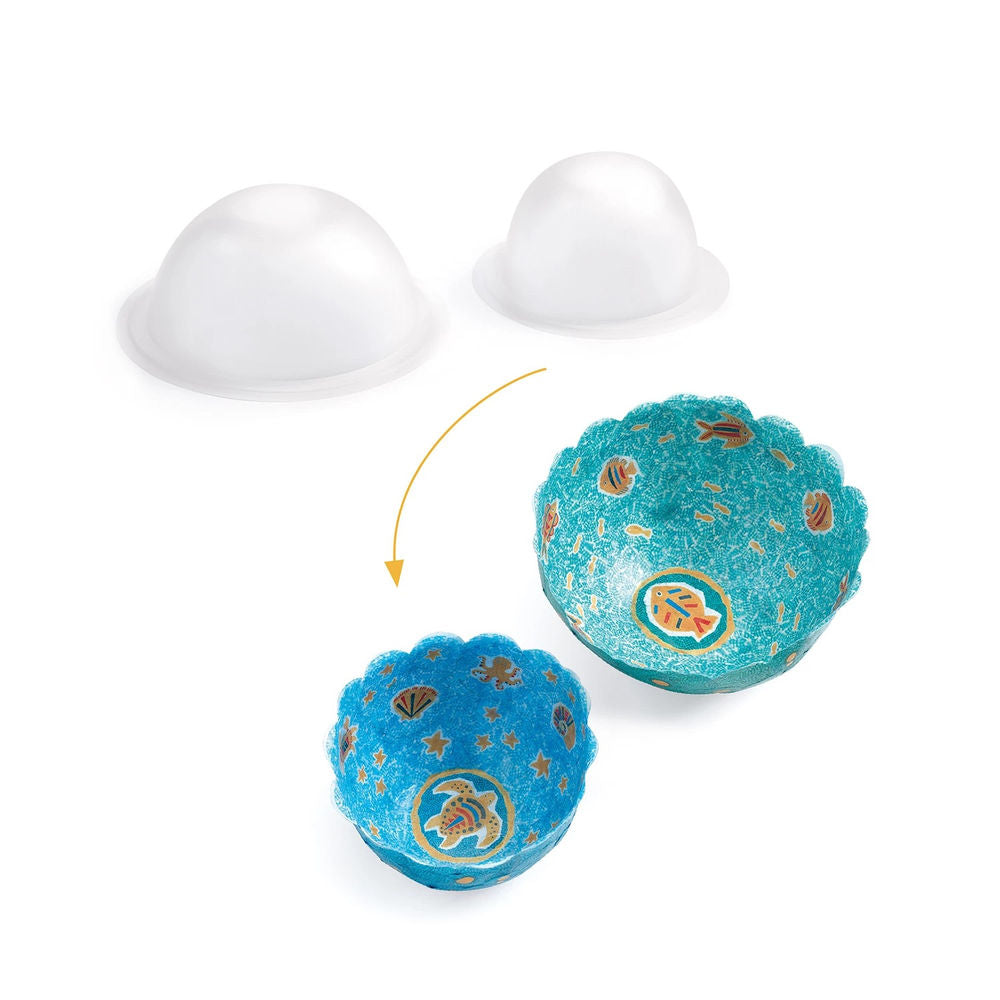 Djeco DIY - Cardboard Bowls Sea