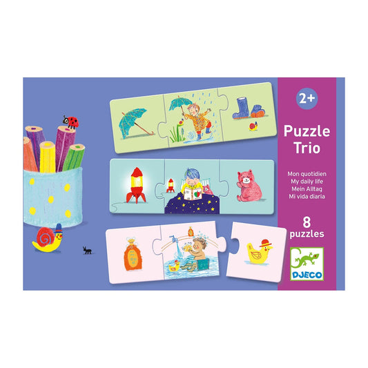 Djeco Puzzle Trio Mon quotidien