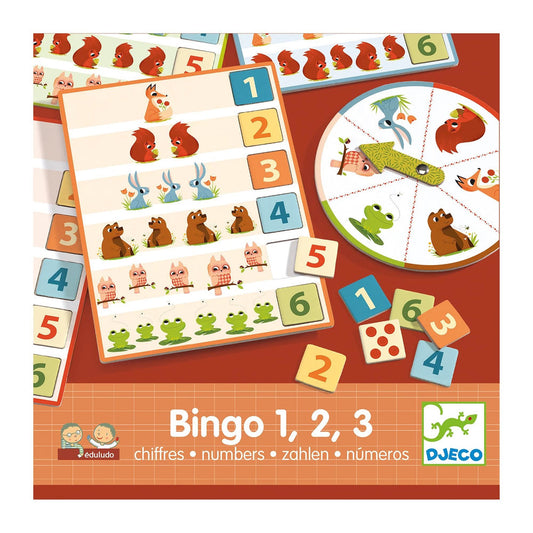 Djeco Eduludo Bingo 1, 2, 3 (multi)