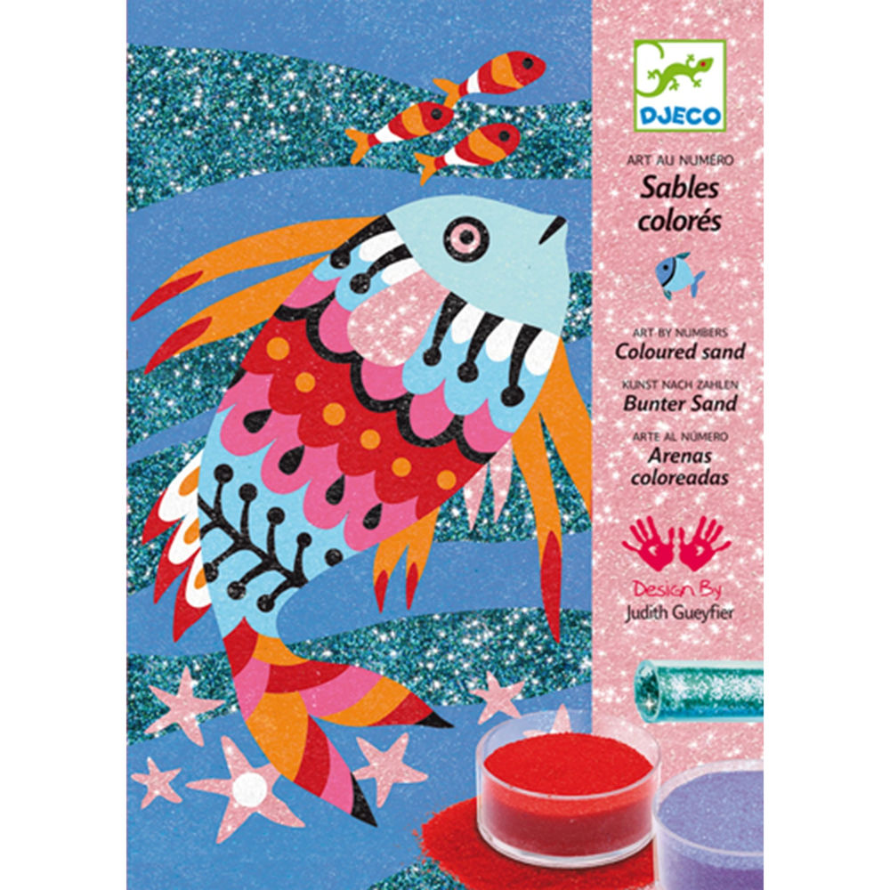 Djeco sand pictures rainbow fish