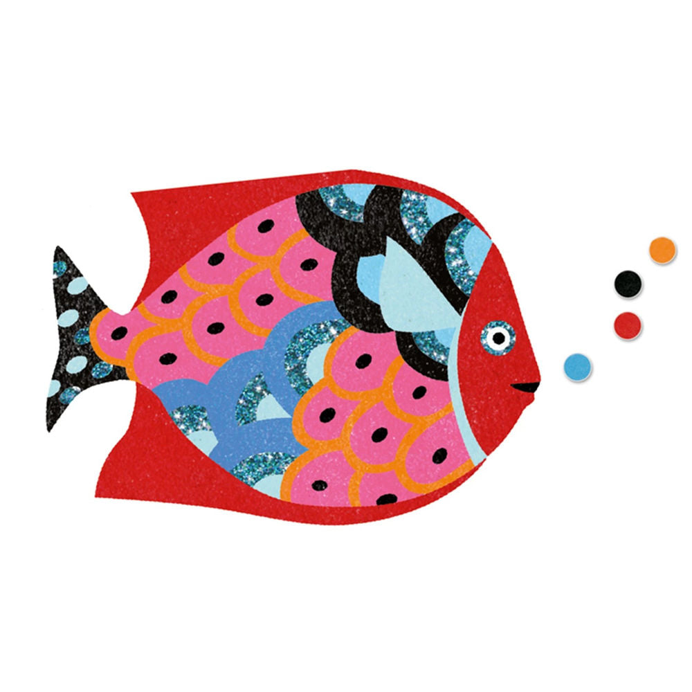 Djeco sand pictures rainbow fish