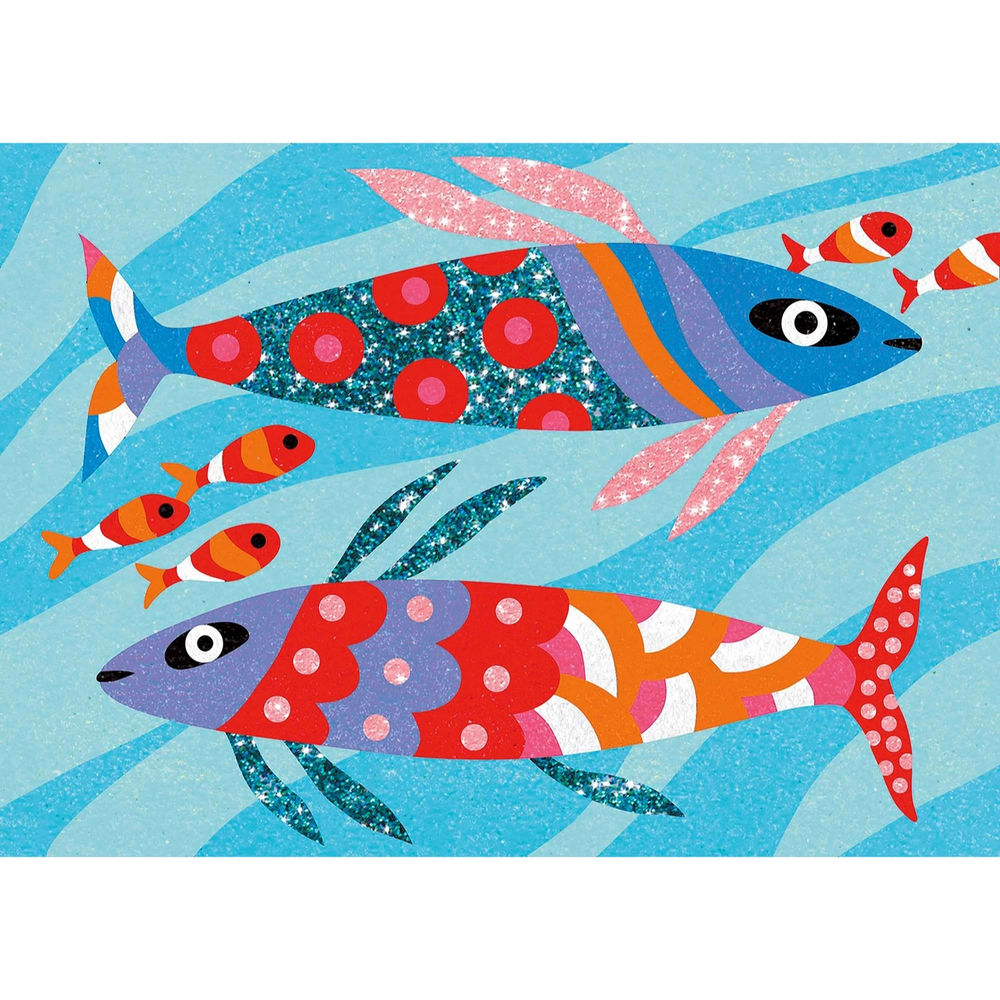 Djeco sand pictures rainbow fish