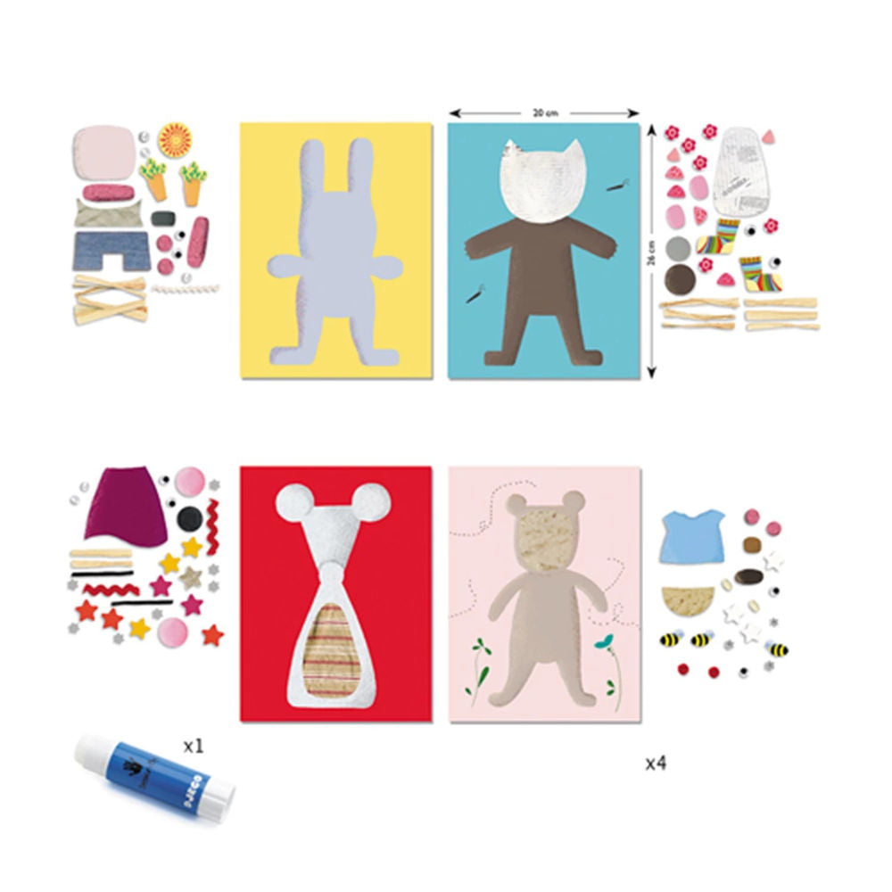 Djeco collages for the little ones