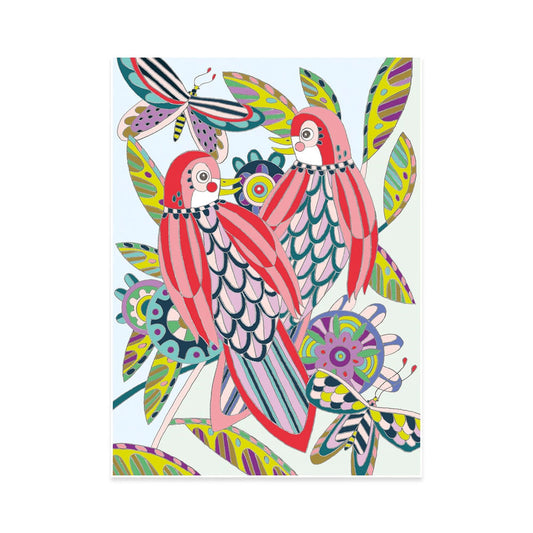 Djeco Galerie de coloriage Oiseaux