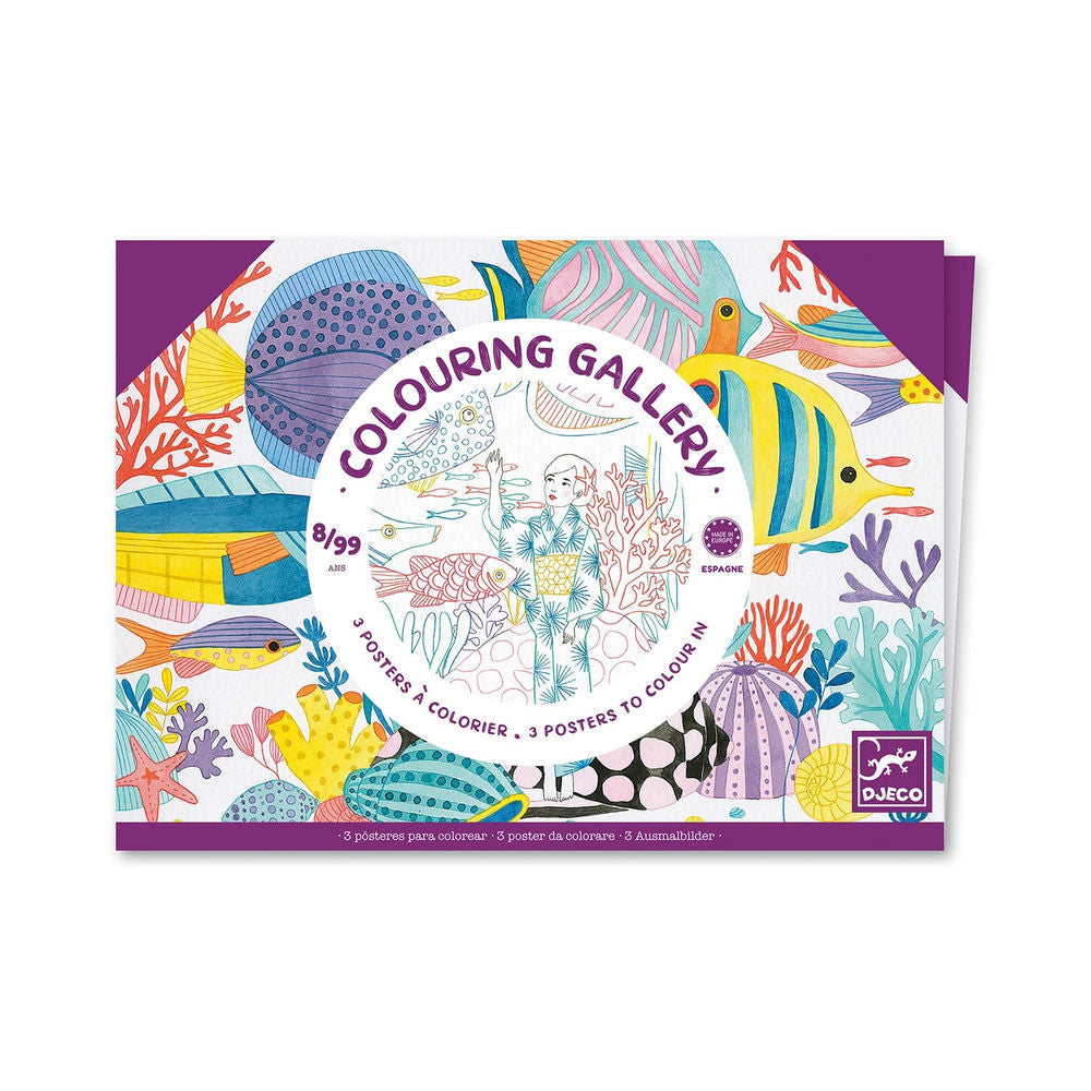 Djeco Colouring Gallery Japan