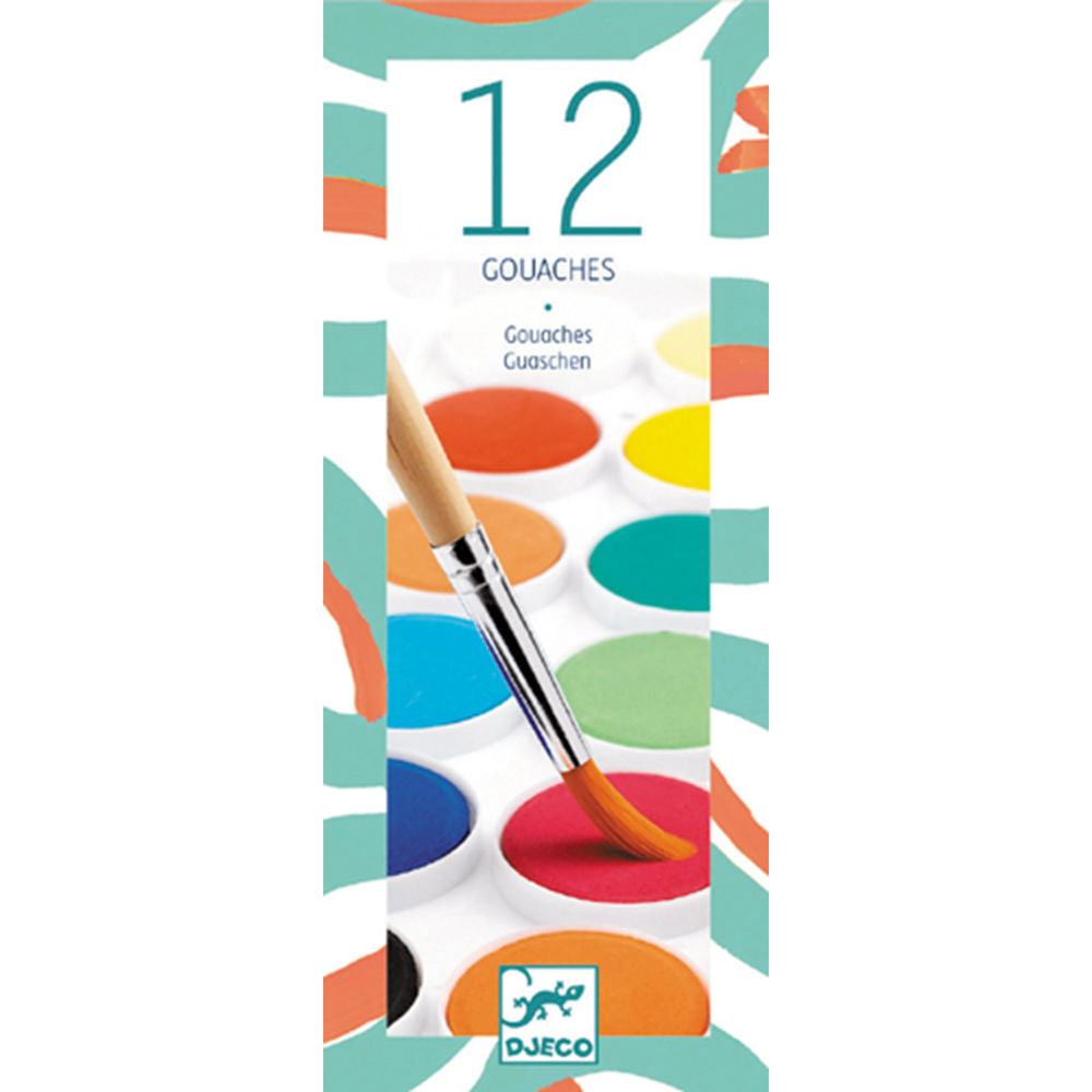 Djeco 12 aquarelles classiques