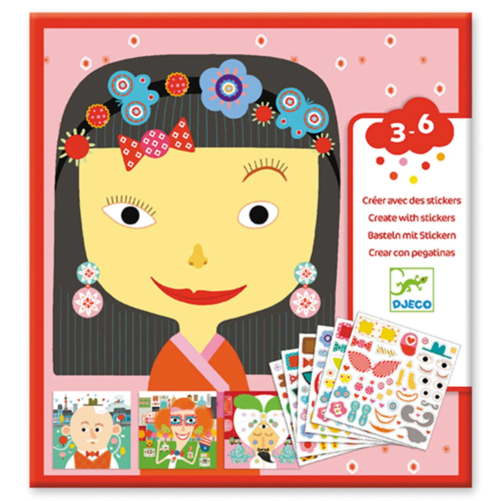 Djeco stickers and craft differences