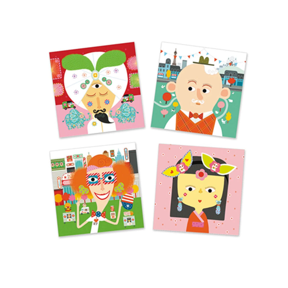 Djeco stickers and craft differences