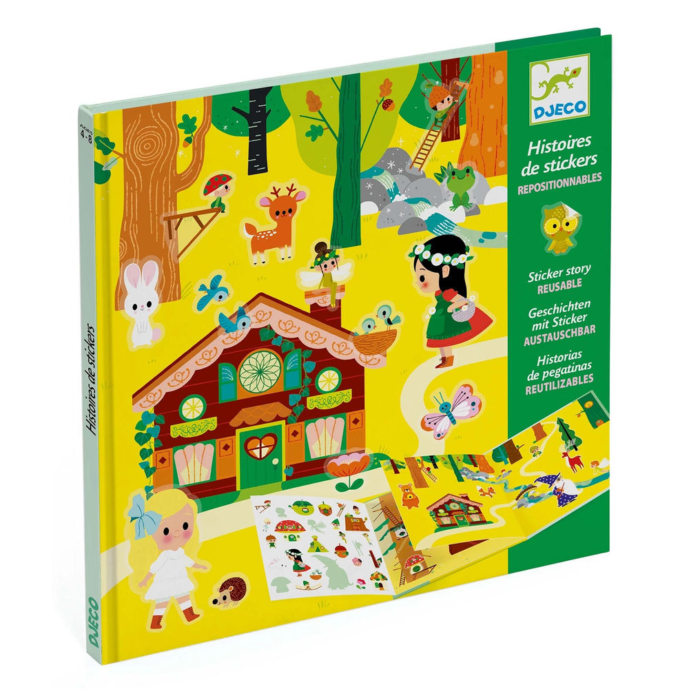 Djeco stories with stickers Magic Forest