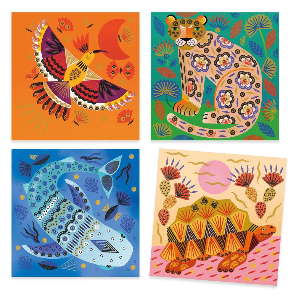 Djeco stamps patterns and animals