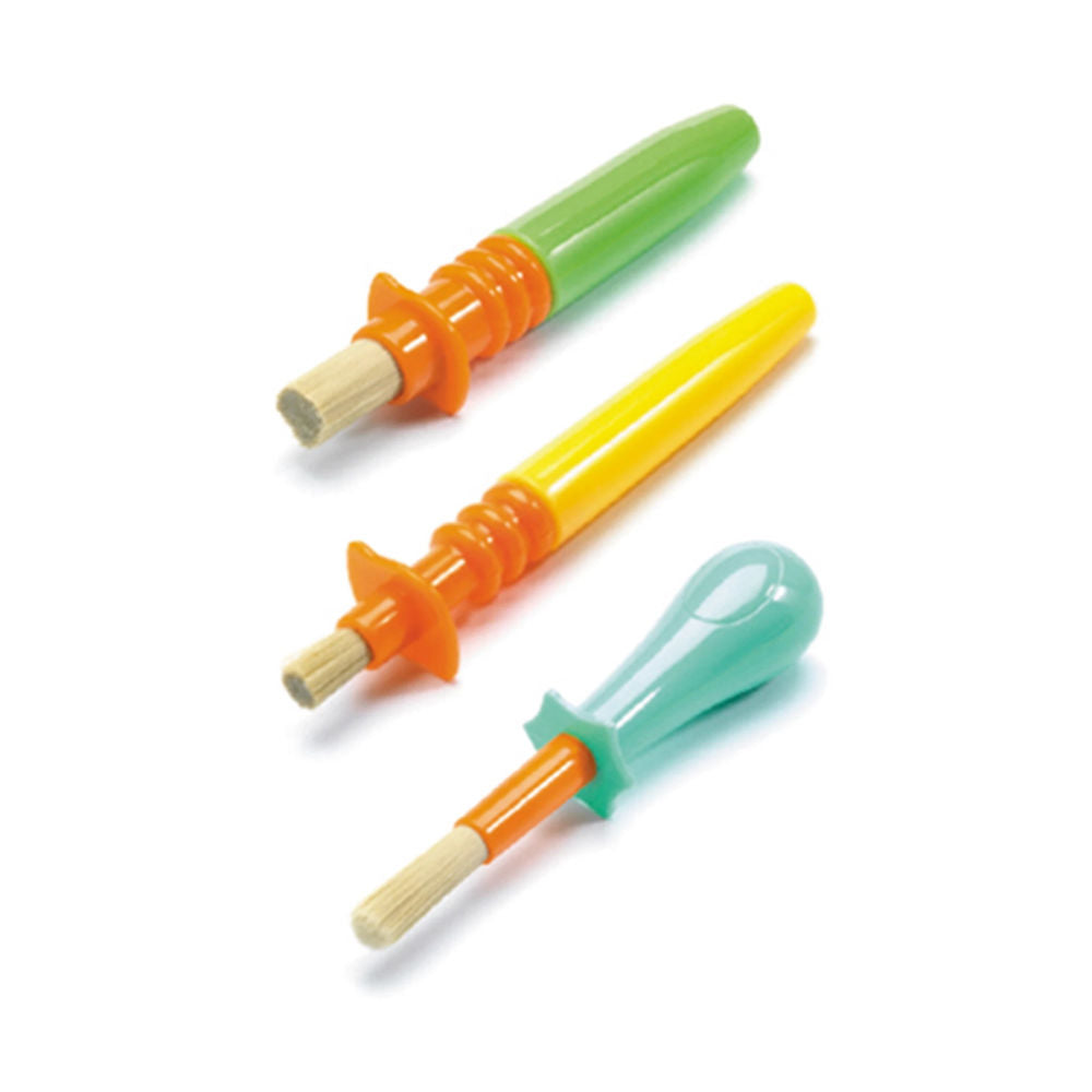 Djeco 3 pinceaux astucieux