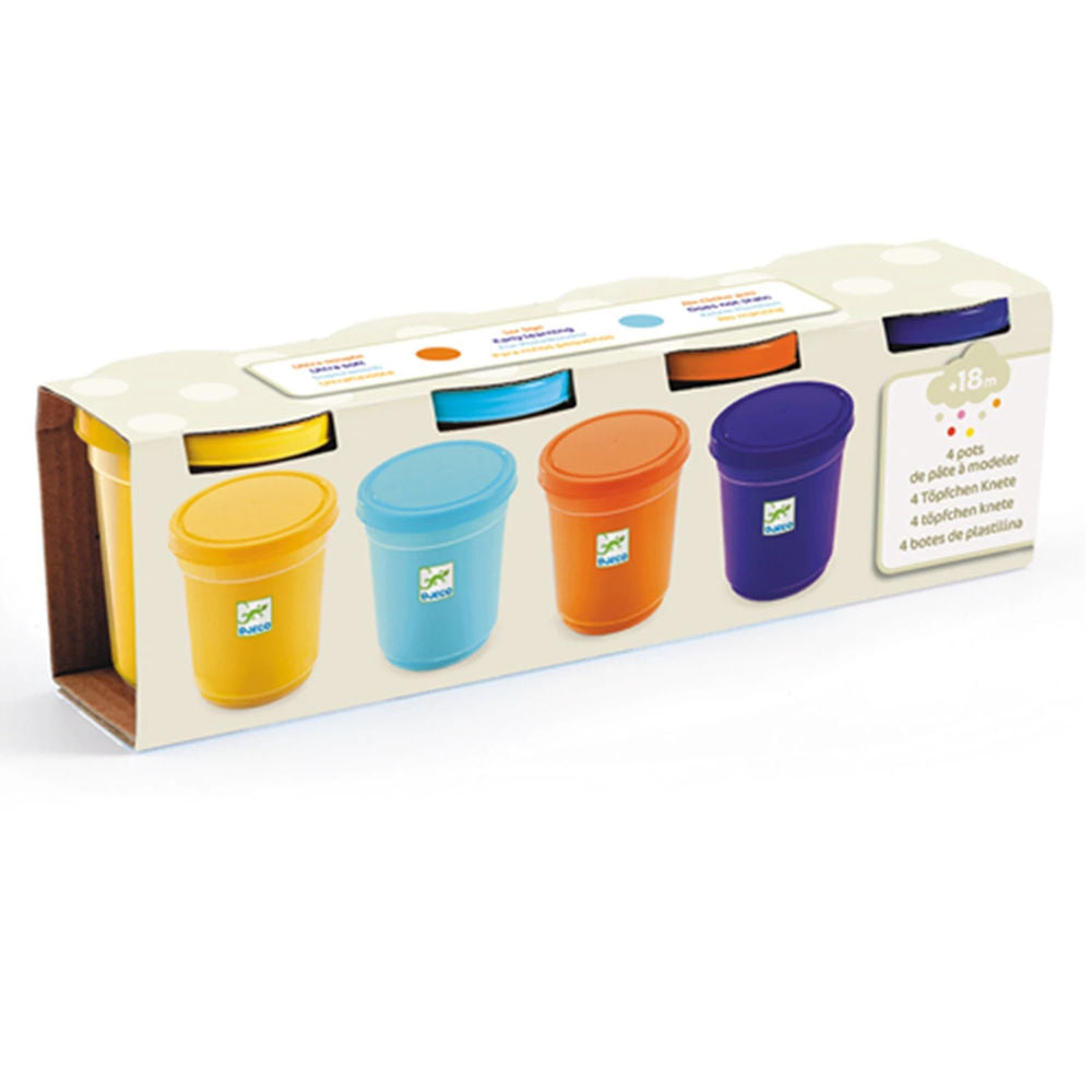 Djeco Modelling Clay Nature 4 colours, assorted