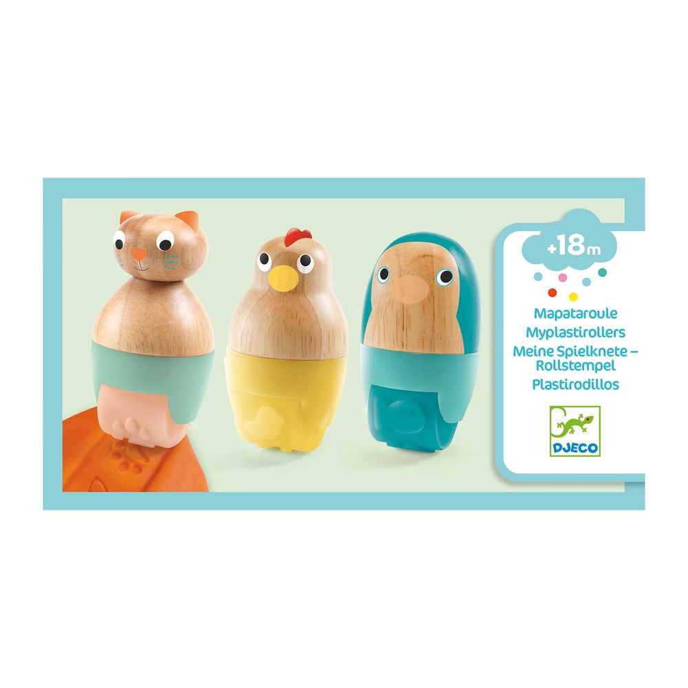 Djeco Mon tampon rouleau pâte à modeler