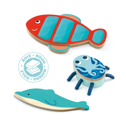 Djeco Ma pâte à modeler océan