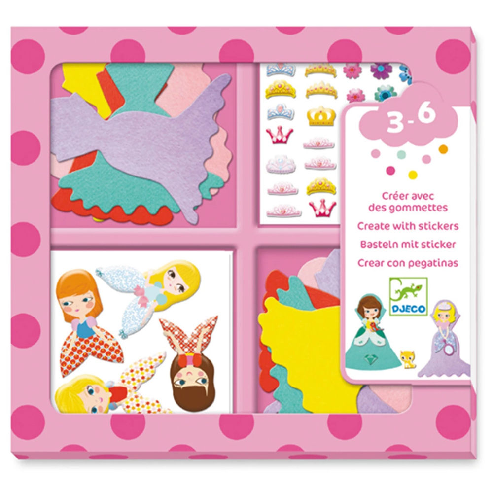 Djeco autocollants images princesse