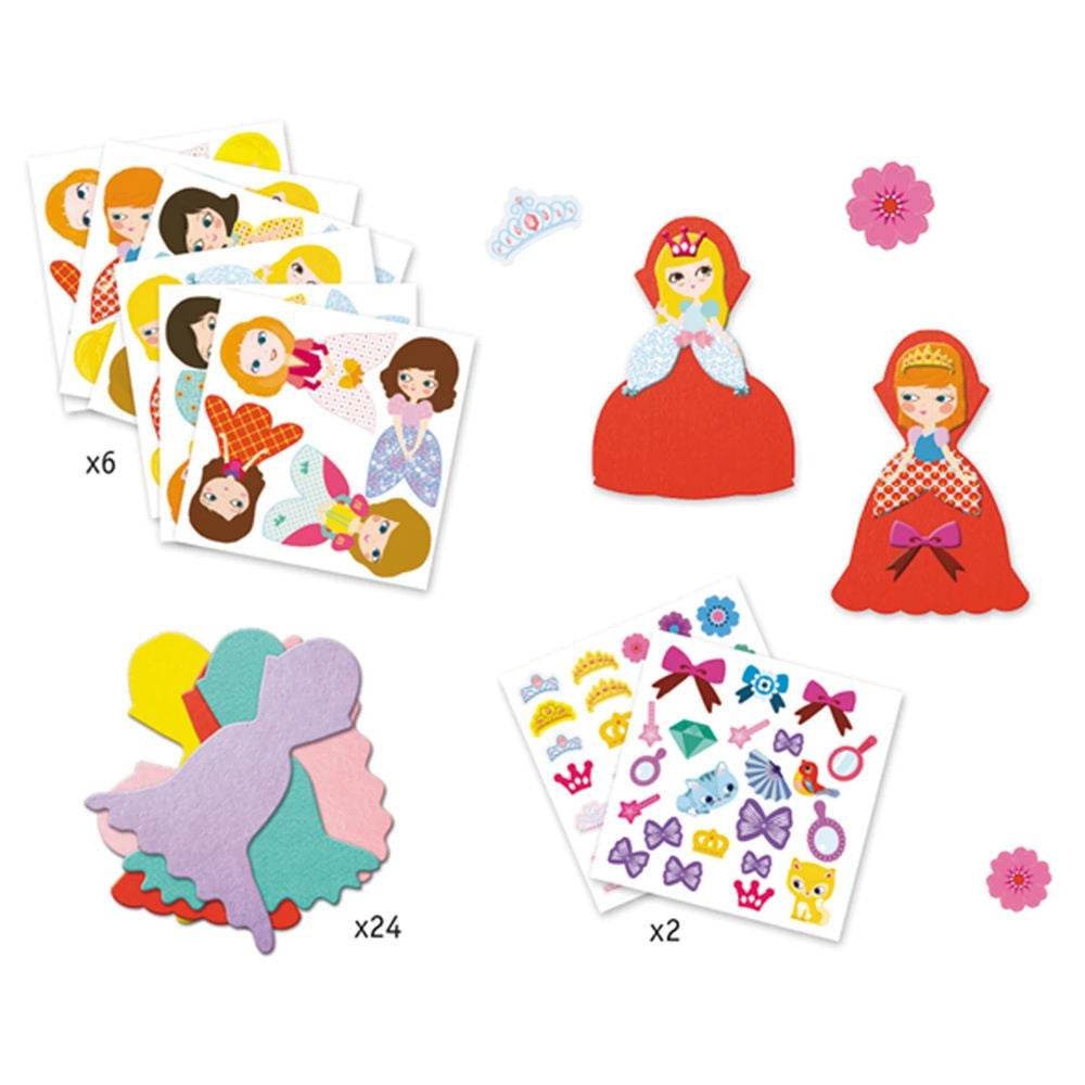 Djeco autocollants images princesse