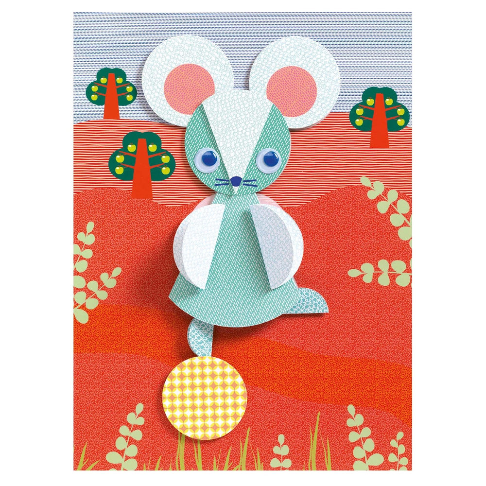 Djeco Collages Glue & Fold