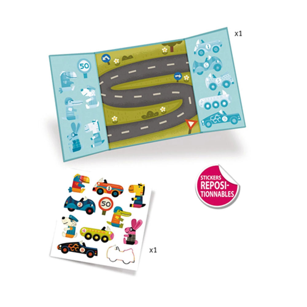 Djeco sticker pictures car