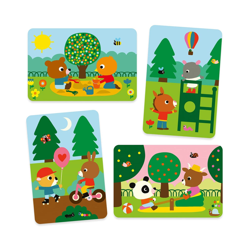 Djeco Magic Coloring Pages Small Park