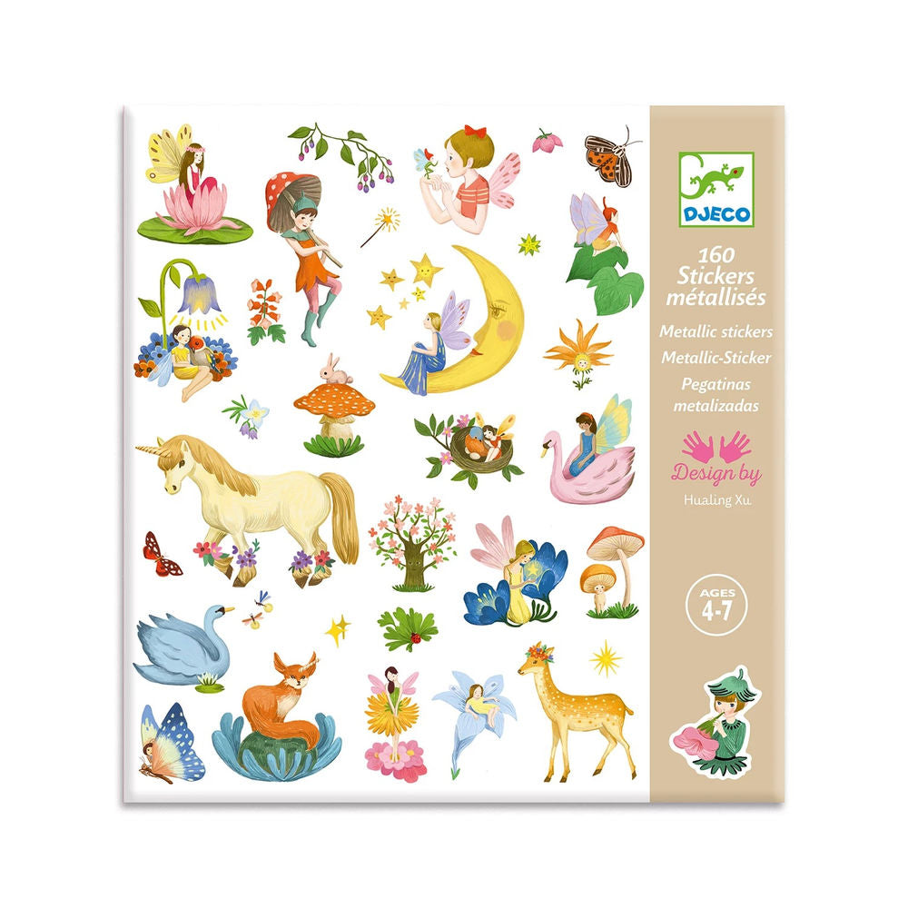 Djeco Stickers metallic fantasy