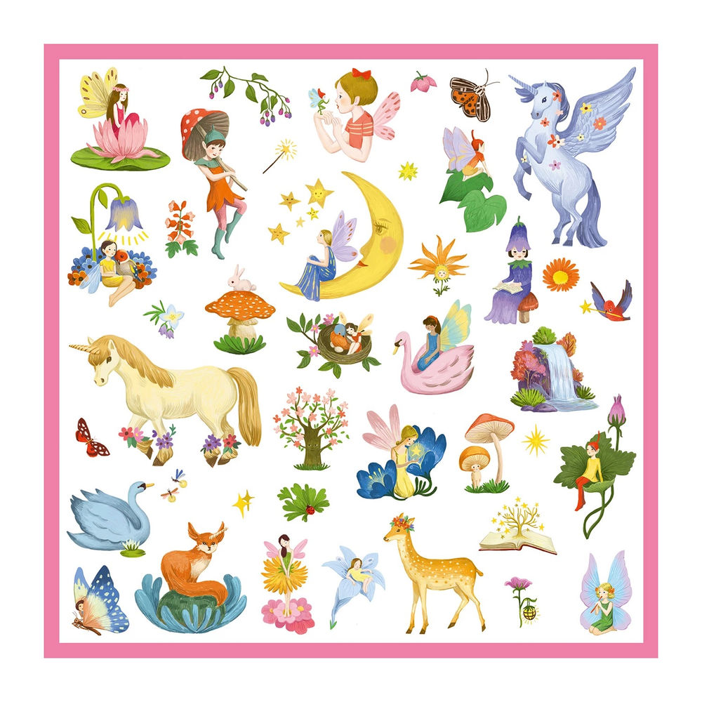 Djeco Stickers metallic fantasy
