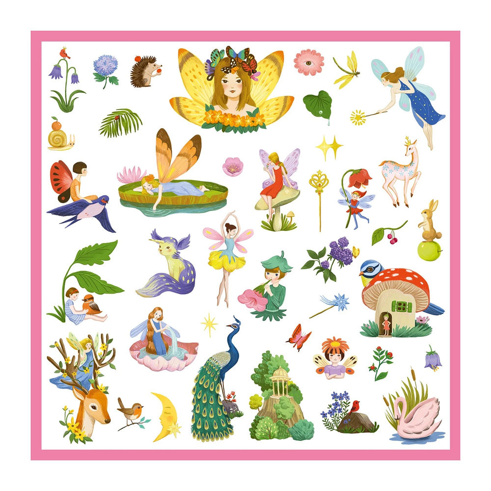 Djeco Stickers metallic fantasy