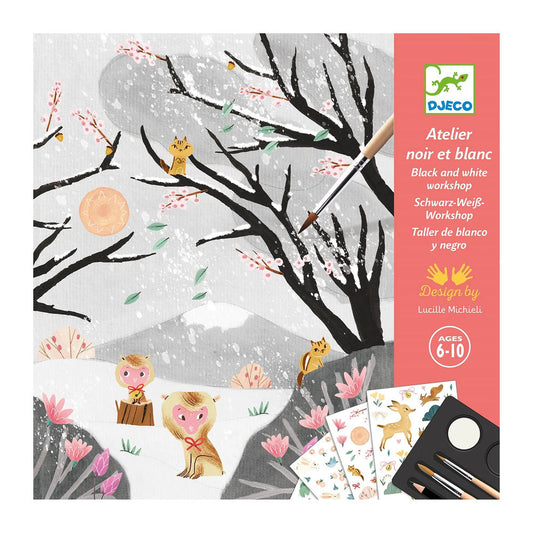 Djeco Atelier Noir/Blanc Dernière Neige