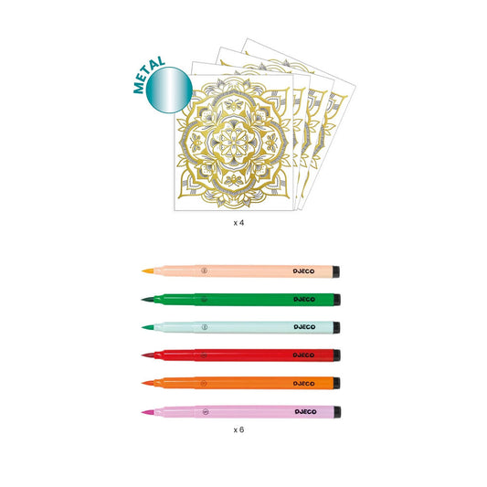 Djeco Fleur de couleur artistique