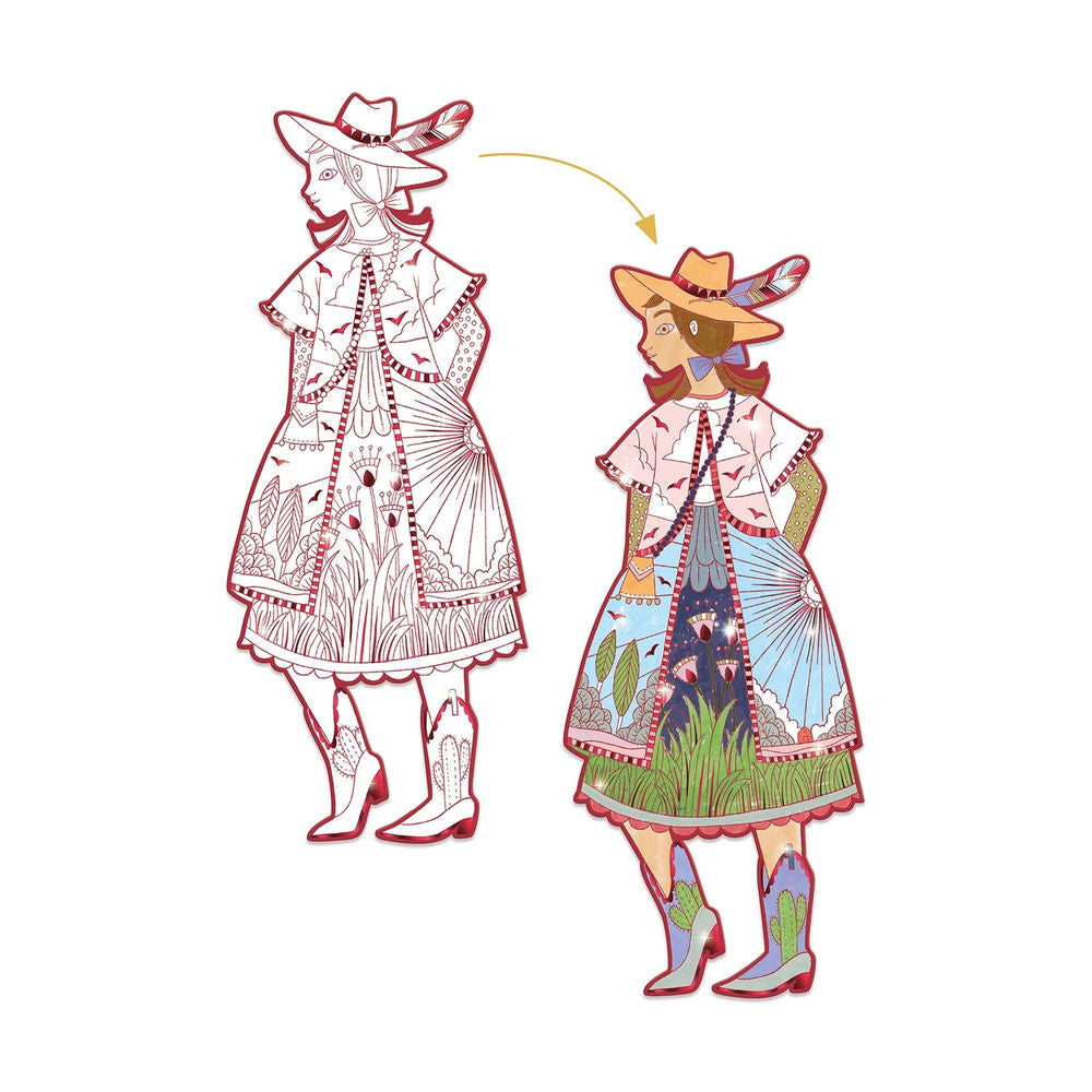 Djeco Fashion Painting Figures Fiodor