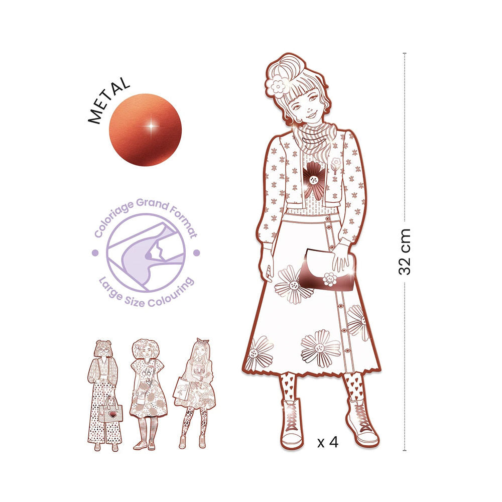 Djeco Fashion Painting Figures Nina